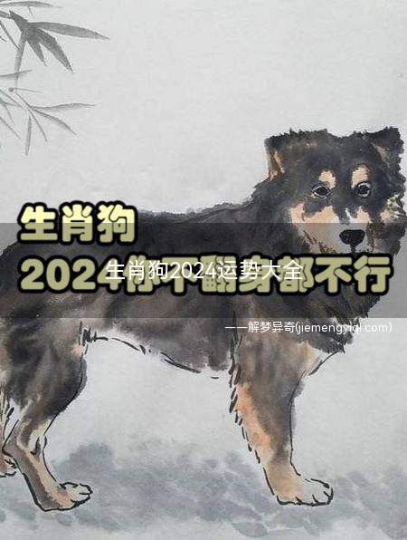 生肖狗2024运势大全 生肖狗2024年全年运势
