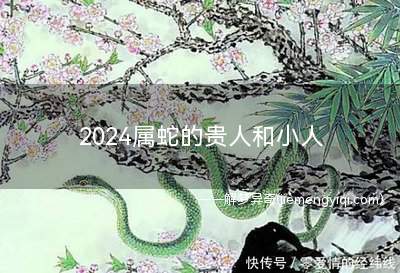 2024属蛇的贵人和小人 2024属蛇的贵人和小人是谁